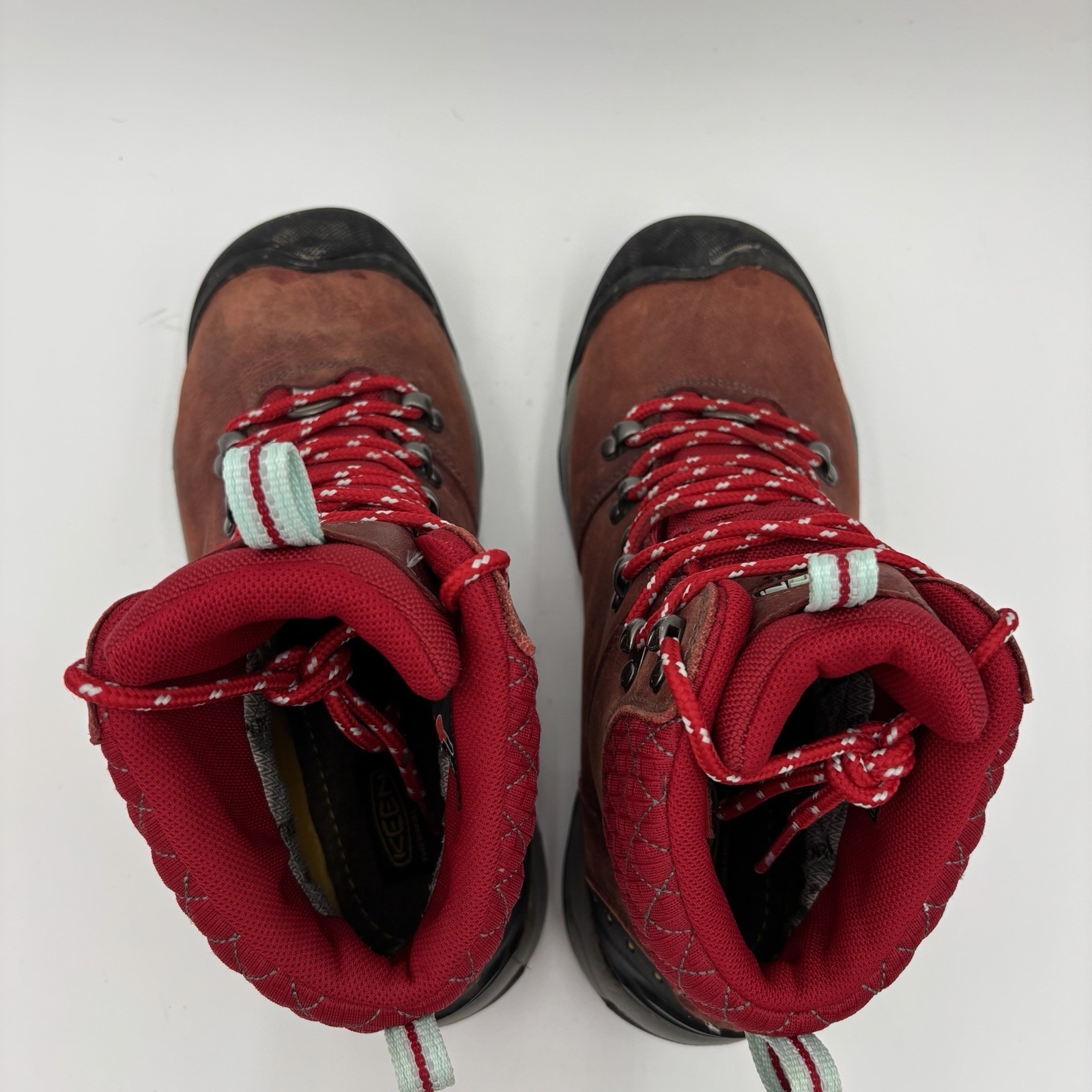 Keen Shellback Waterproof Hiking Boots Red Women's 7.5 Outdoor Trails — image 4 of 8